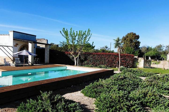 Ferienhaus mit Garten und exklusivem Pool in Salento, Otranto, Lecce in Corigliano d'Otranto, Lecce Provinz