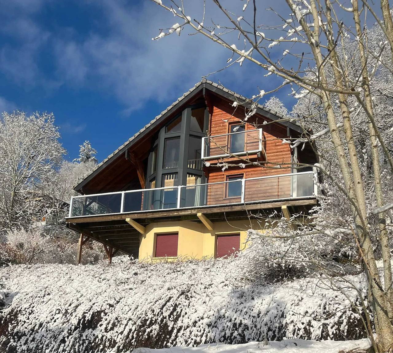 Gemütliches Chalet in Basse-sur-le-Rupt, herrlicher Bergblick in Basse-sur-le-Rupt, Regionaler Naturpark Belchen der Vogesen