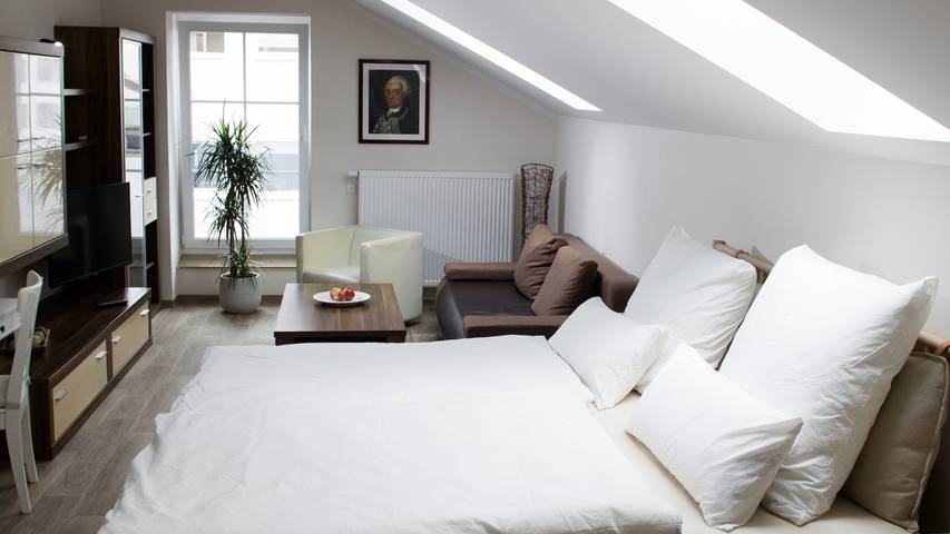 Ferienwohnung für 3 Personen, mit Balkon, mit Haustier in Wurzen