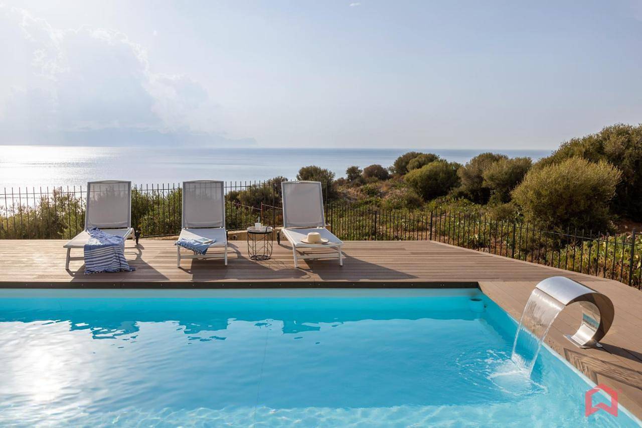 Villa with Sea view Private Pool in Citta del Mare, Terrasini