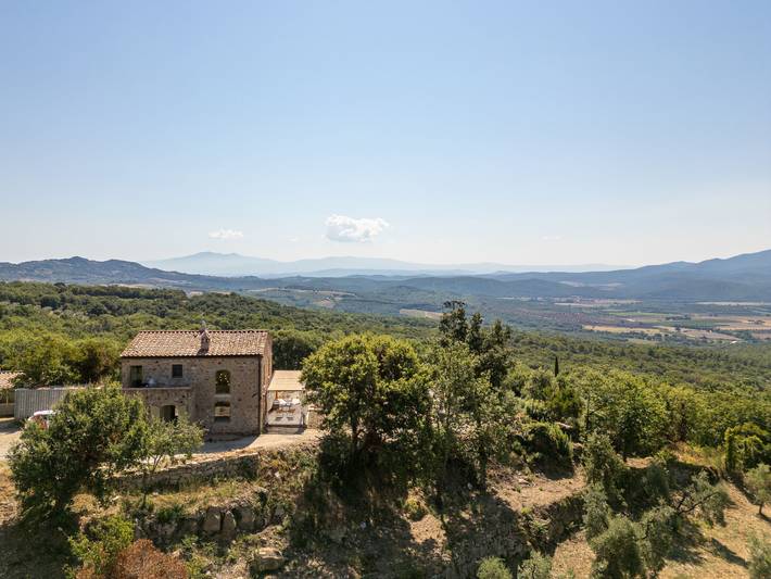 Ferienhaus mit Meerblick für 10 Personen, mit Terrasse und Garten in der Toskana - 2