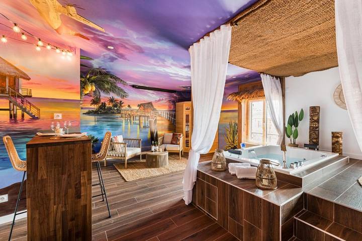 Gîte pour 2 personnes, avec sauna et jacuzzi dans Boulieu-lès-Annonay