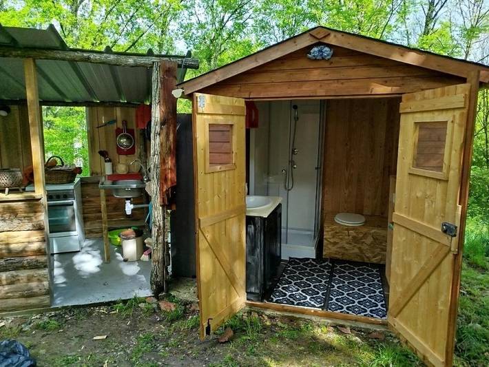 Location de vacances pour 4 personnes, avec terrasse ainsi que jardin et vue, animaux acceptés à Saint-Bressou - 3