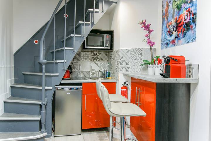 Appartement entier, Urban Flat 25 - Fun Duplex in Montorgueil in Paris, Île de France