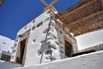 Cottage pour 2 personnes, avec jardin dans Patmos