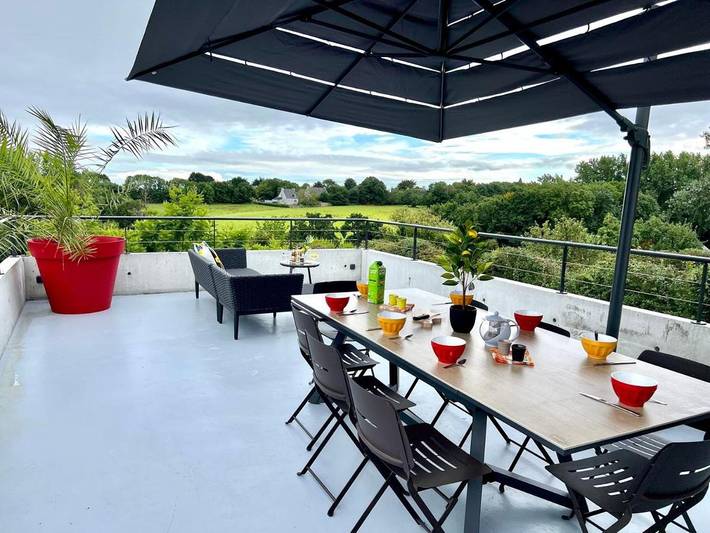 Location de vacances pour 8 personnes, avec jardin et vue dans Port du Bas-Pouldu - 4