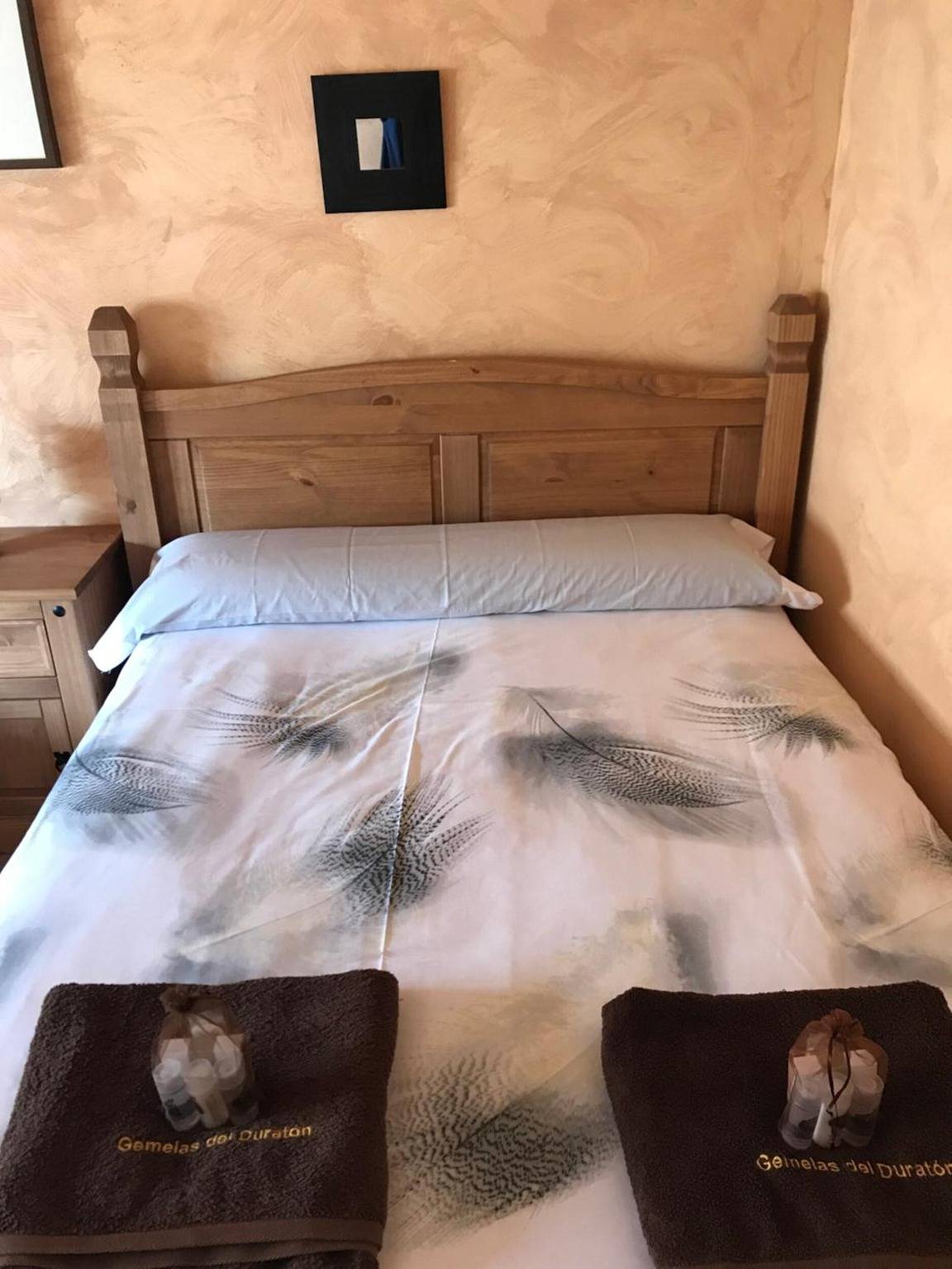 Landhaus 'Gemelas Del Duratón' mit Bergblick, privatem Garten und Wlan in Castro de Fuentidueña, Segovia Provinz