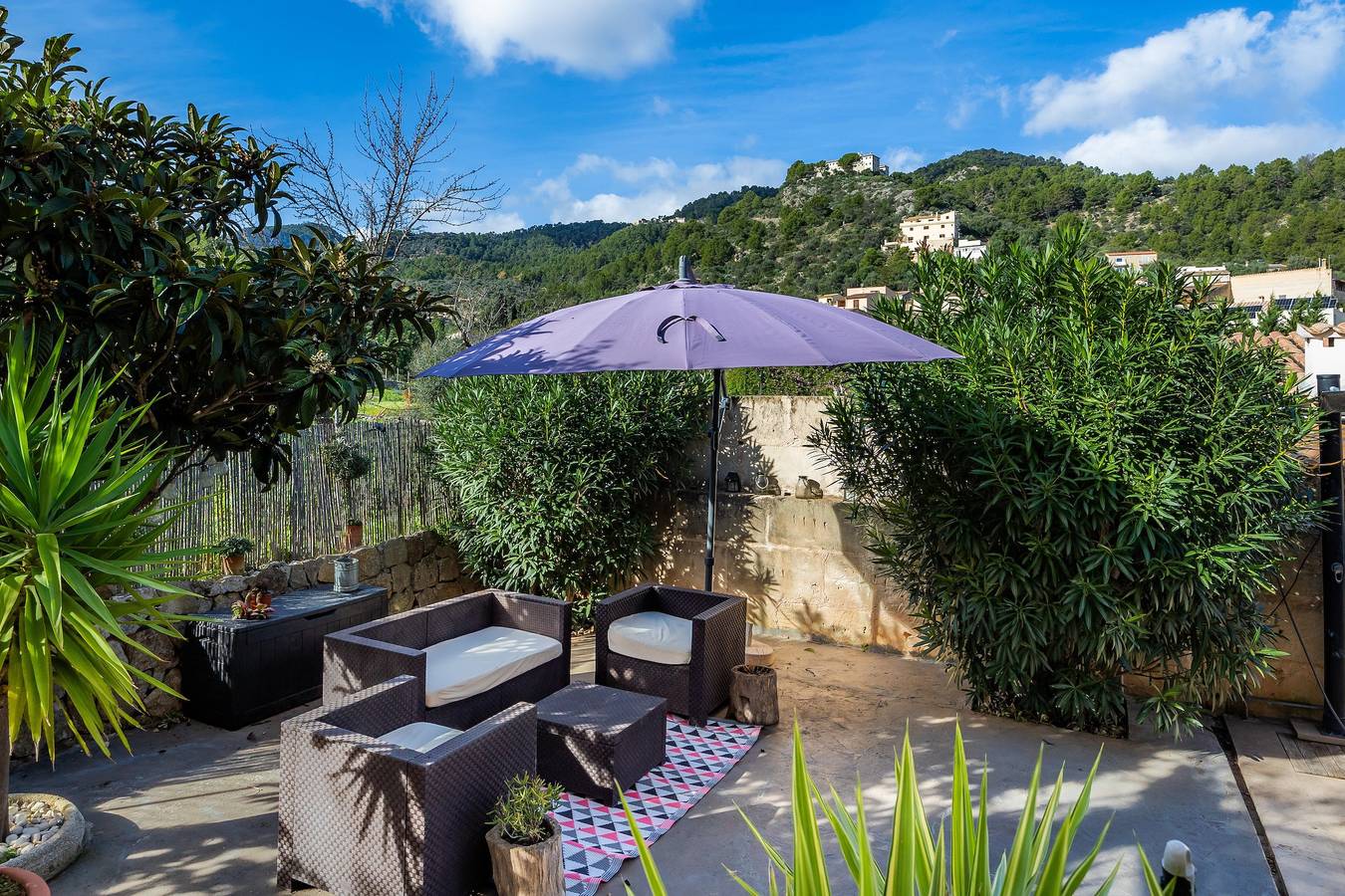 Ferienhaus 'Son Apiana' mit Bergblick, Wi-Fi und Klimaanlage in Mancor de la Vall, Mallorca Inselmitte