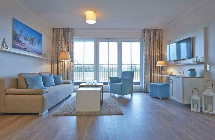 Ferienwohnung für 4 Personen, mit Sauna und Balkon in Börgerende-Rethwisch