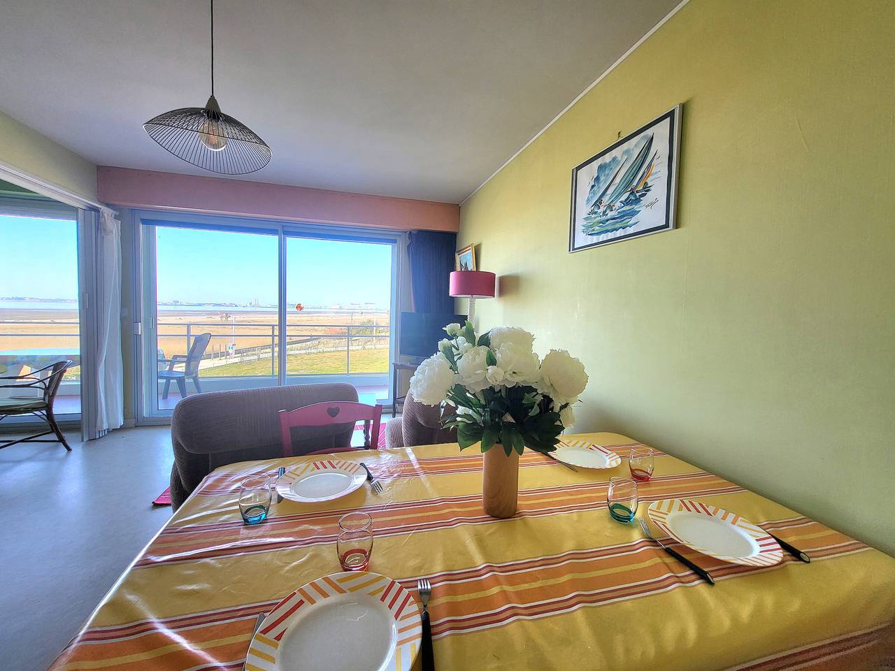 Appartement entier, Appartement 4 Pers, Vue Mer, 2 Terrasses, Accès Plage in Saint-Brevin-les-Pins, Côte de Jade