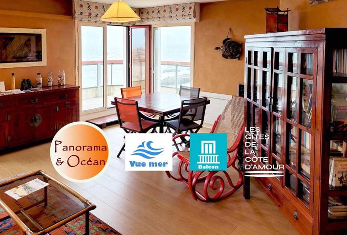 Appartement de vacances pour 4 personnes, avec vue et balcon