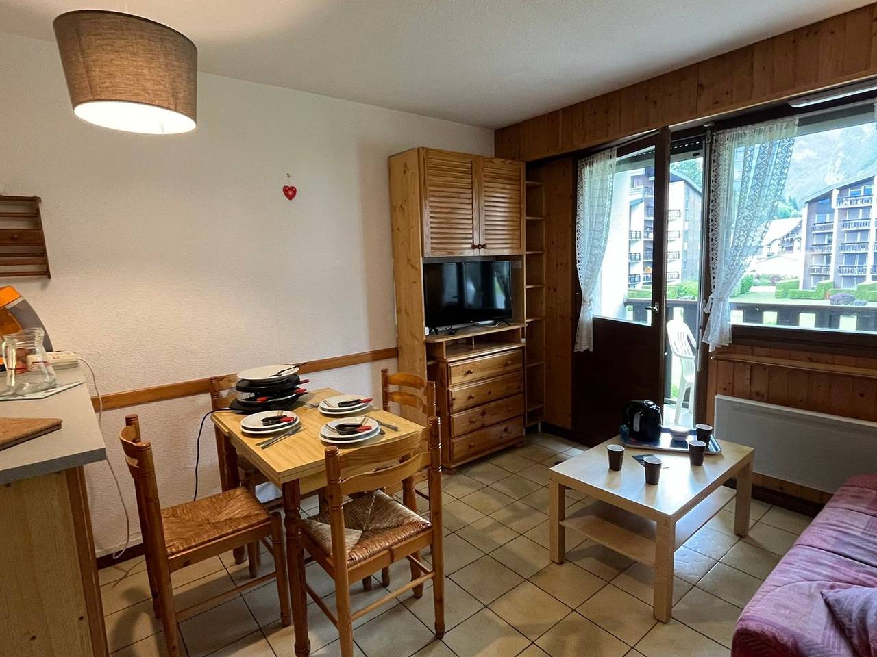 Entire studio, Cozy studio for 4, balcony, in Samoëns in Samoëns, Bonneville region