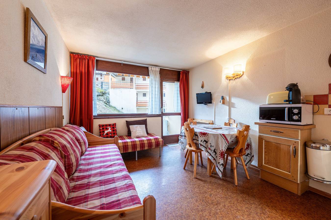Appartement entier, Appartement 'Au Pied Des Pistes' avec balcon in Saint-Martin-de-Belleville, Massif de la Vanoise
