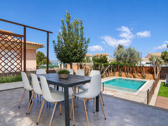 Ferienhaus für 8 Personen, mit Terrasse und Whirlpool sowie Garten in Alcúdia - 3