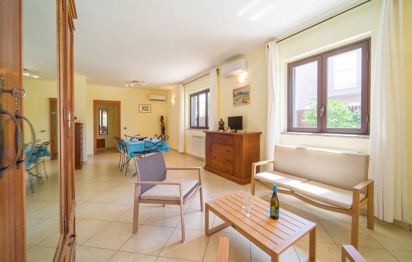 Appartement avec vue sur la mer, parking et terrasse, à 600 m de la plage in San Leone, Province de Agrigento