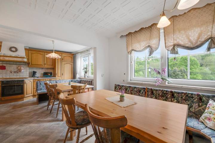 Ferienhaus für 18 Personen, mit Ausblick und Garten sowie Sauna, mit Haustier in Bärenstein - 4