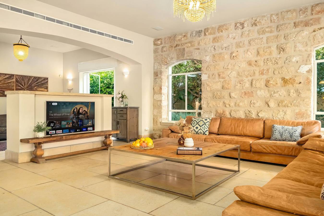 The Stone-age Palace in Caesarea in Haifa District