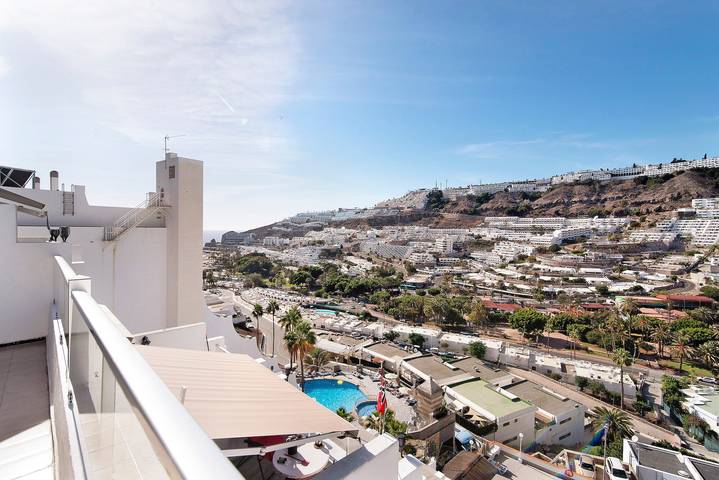 Ganze Wohnung, Ferienwohnung 'Penthouse in Puerto Rico' mit Klimaanlage in Puerto Rico (Gran Canaria), Mogán