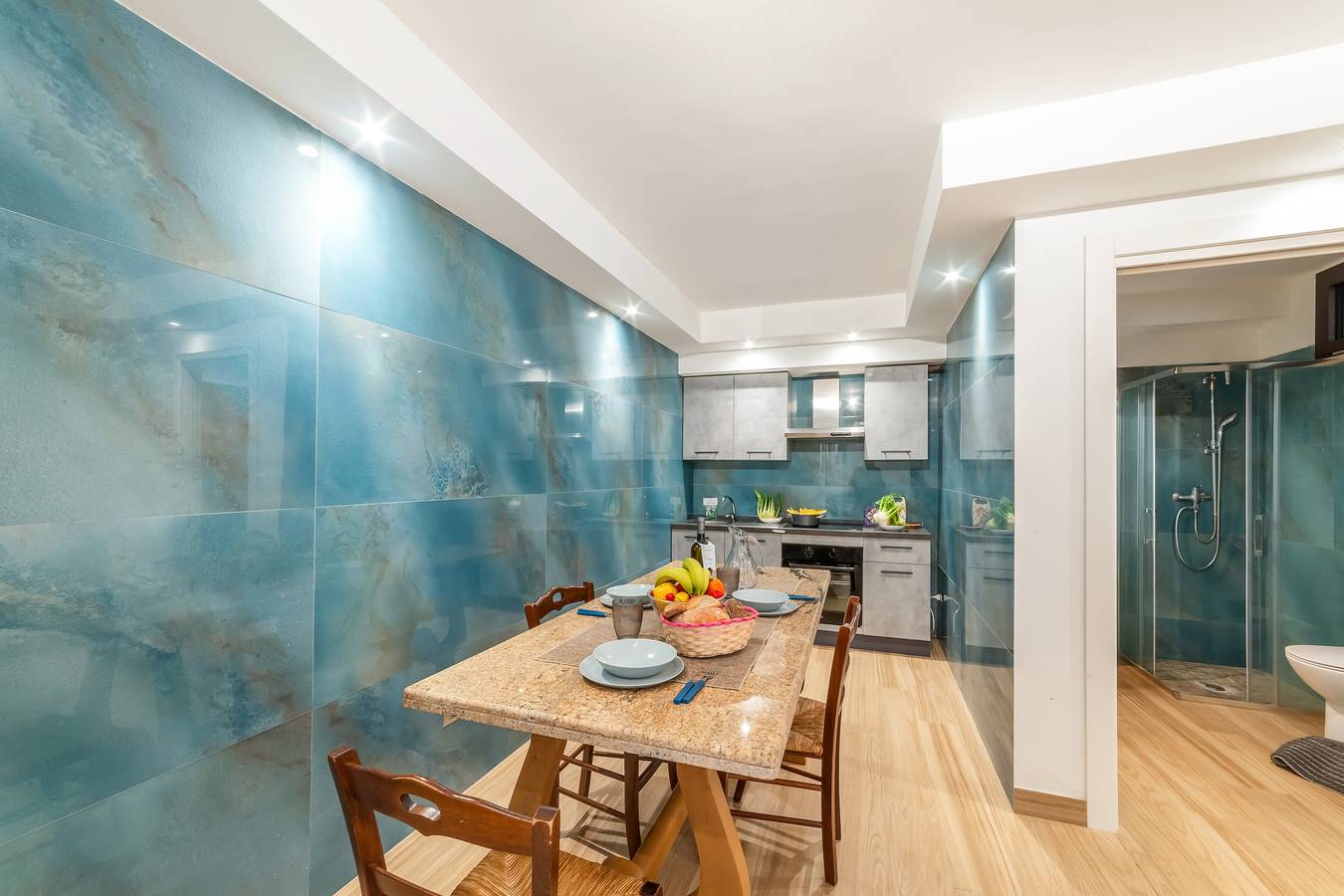 Moderne 2-Zimmer-Wohnung mit Pool, Parkplatz und Klimaanlage in der Nähe von Melpignano in Cursi, Lecce Provinz