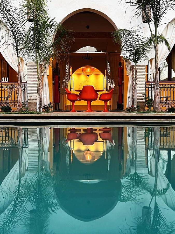 Maison d’hôte pour 2 personnes, avec sauna et vue ainsi que jardin et piscine au Maroc