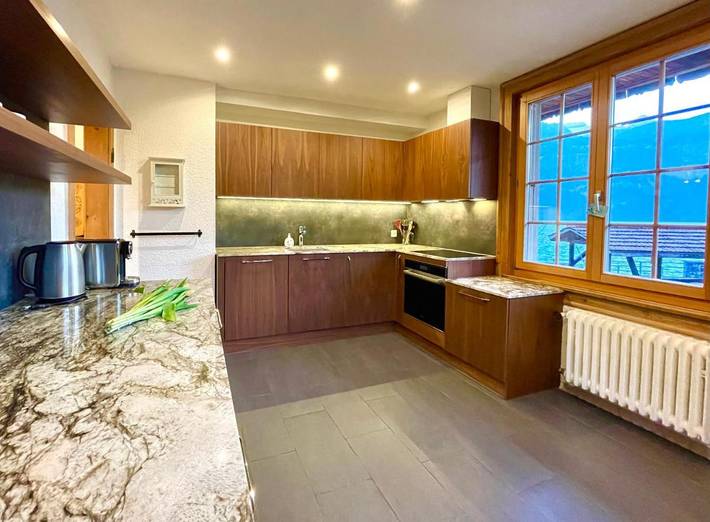 Gîte pour 7 personnes, avec Terrasse et Jardin ainsi que Vue sur le lac et Vue à Brienz - 3