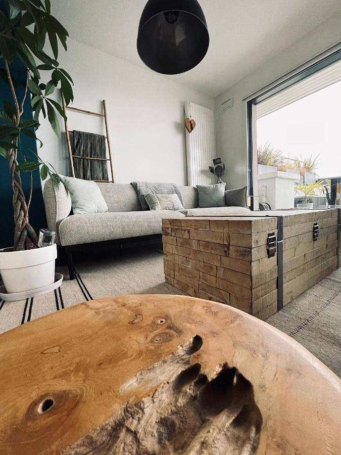 Gîte pour 4 personnes, avec terrasse ainsi que vue et vue sur le lac dans Publier Amphion - 3