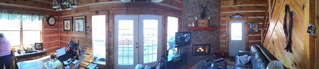 Tlea Farm Mountain Blockhaus. 73 Hektar Trails und Pferdekoppeln 2 Dämpfe + See in Monroe County (TN)