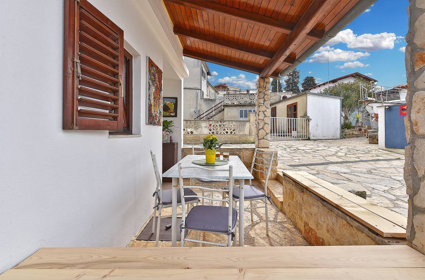 Ferienhaus für 5 Personen mit Terrasse in Stinjan, Pula