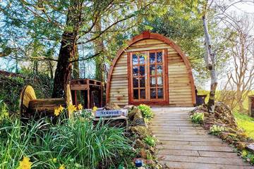 Ferienhaus für 2 Personen, mit Terrasse und Garten sowie Sauna und Whirlpool in Cornwall