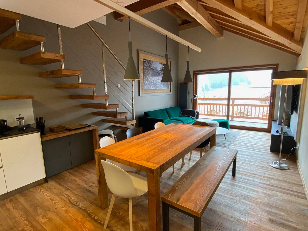 Appartement entier, Duplex au pied des pistes - 9 pers. in Montgenèvre, Région de Briançon