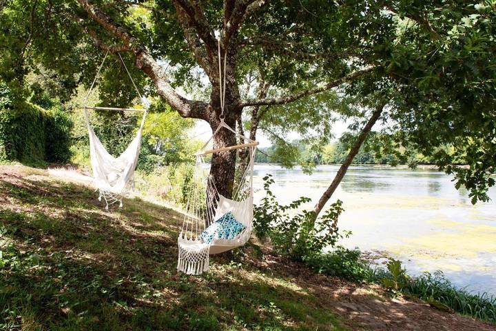 Location de vacances pour 6 personnes, avec jardin ainsi que vue et vue sur le lac à Badefols-sur-Dordogne - 2