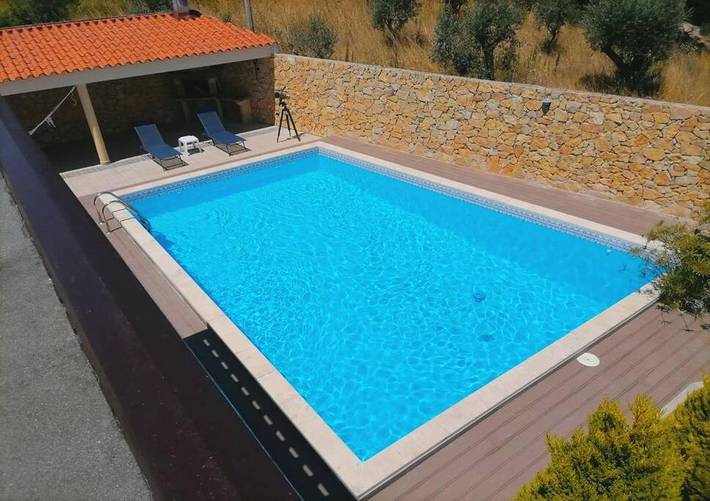 Location de vacances pour 8 personnes, avec jardin ainsi que vue et piscine, animaux acceptés dans Santiago da Guarda - 2