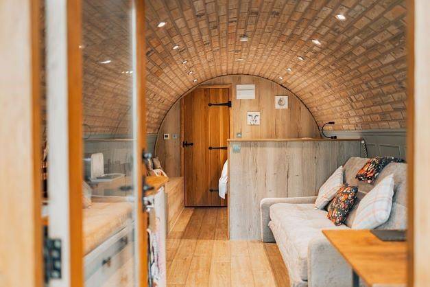 Glamping für 4 Personen mit Ausblick in Llanrhaeadr-ym-Mochnant, Powys