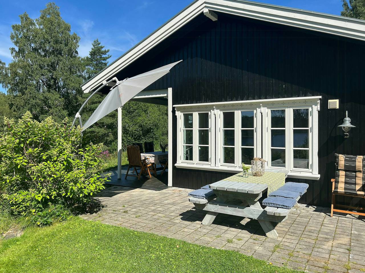 Ruhiges Cottage am See mit Zugang zum Strand in Aurskog-Høland