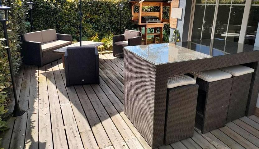 Appartement de vacances pour 4 personnes, avec terrasse et jardin