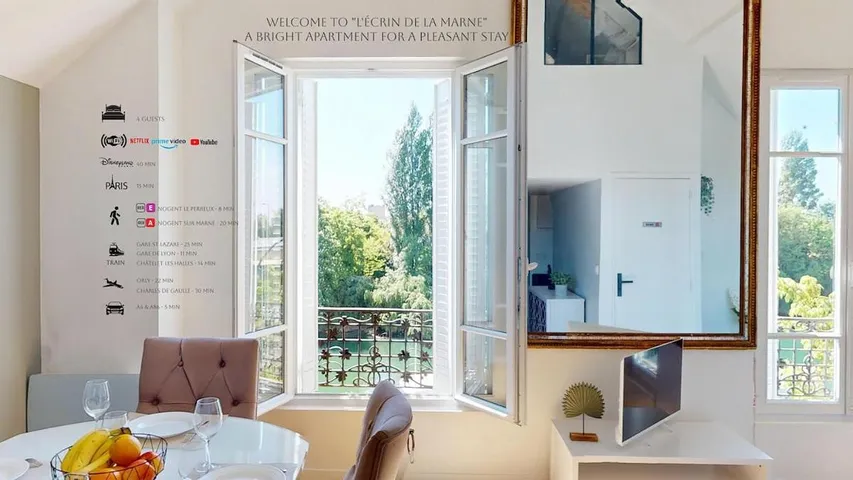 Apartamento de vacaciones para 4 personas, con vistas al lago y vistas, Familias con niños - 1