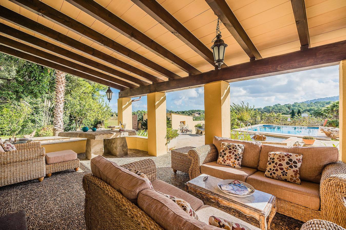 Schöne Villa "Enrique" mit Bergblick, Pool, Wlan, Garten & Terrasse in Pollença, Mallorca Norden