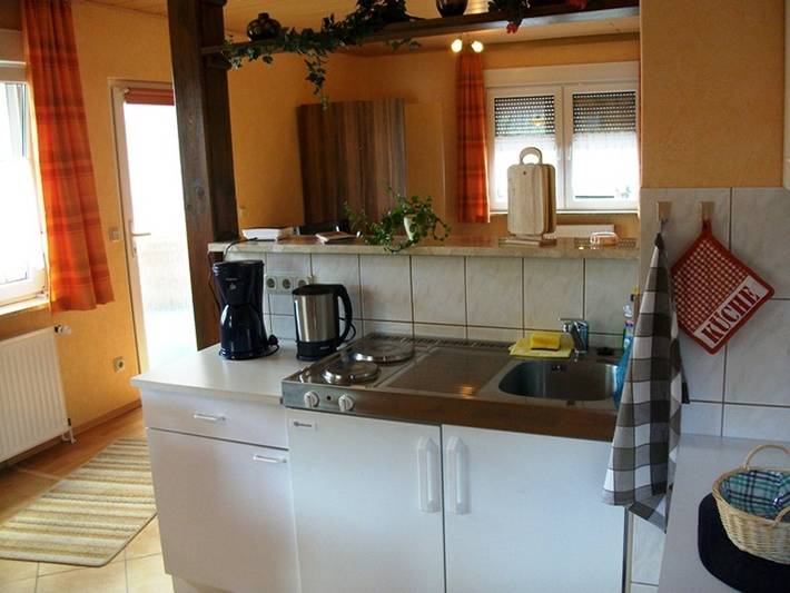 Ganze Ferienwohnung, Ferienwohnung am Kurpark - Ferienwohnung mit kombinierten Wohn-und Schlafraum in Bad Frankenhausen, Region Kyffhäuser
