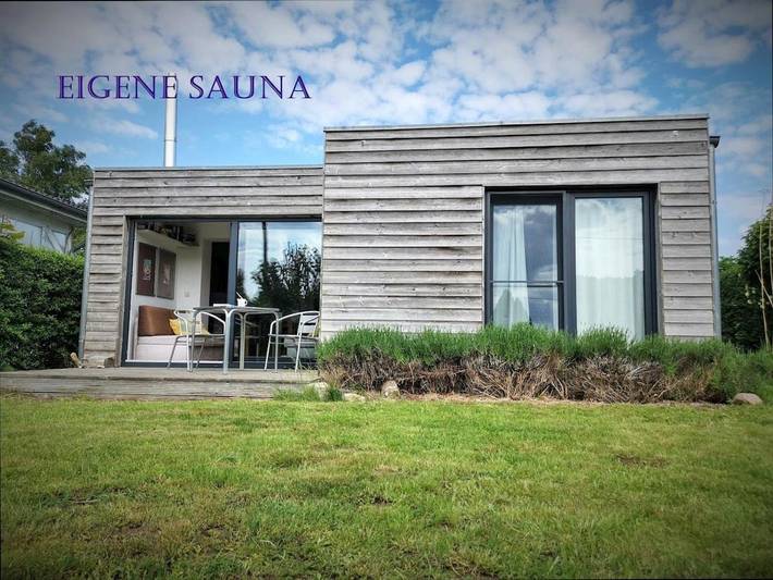 Ferienhaus für 4 Personen, mit Terrasse und Sauna sowie Ausblick in Loissin