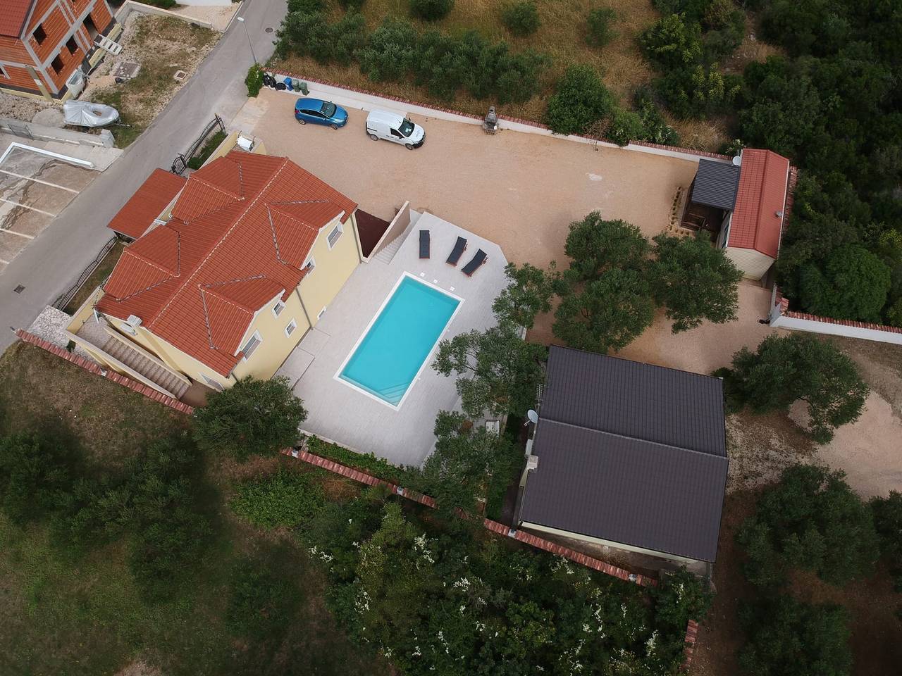 Ganze Wohnung, 1-Zimmer-Ferienwohnung mit Terrasse und Meerblick Drage, Biograd A-5904-b in Drage (Pakoštane), Zadar