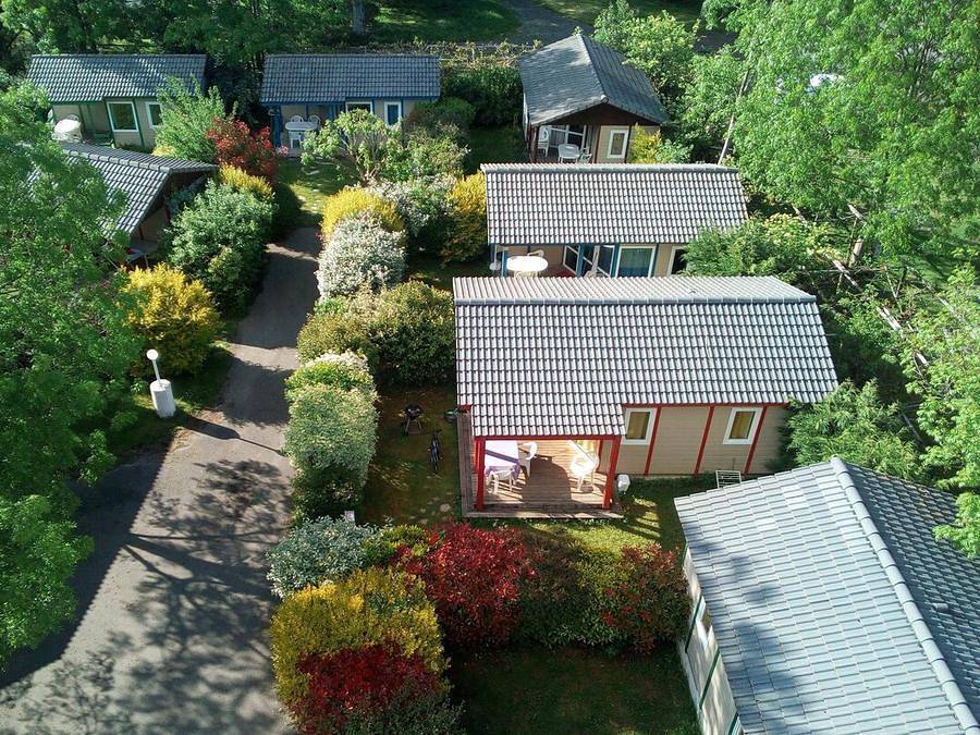 Camping Les Craouès - Chalet 4 personas - Azur in Capvern, Altos Pirineos