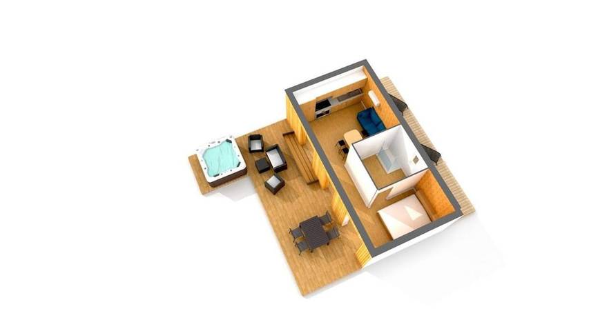 Location de vacances pour 4 personnes, avec jardin et jacuzzi à Luçay-le-Mâle - 4