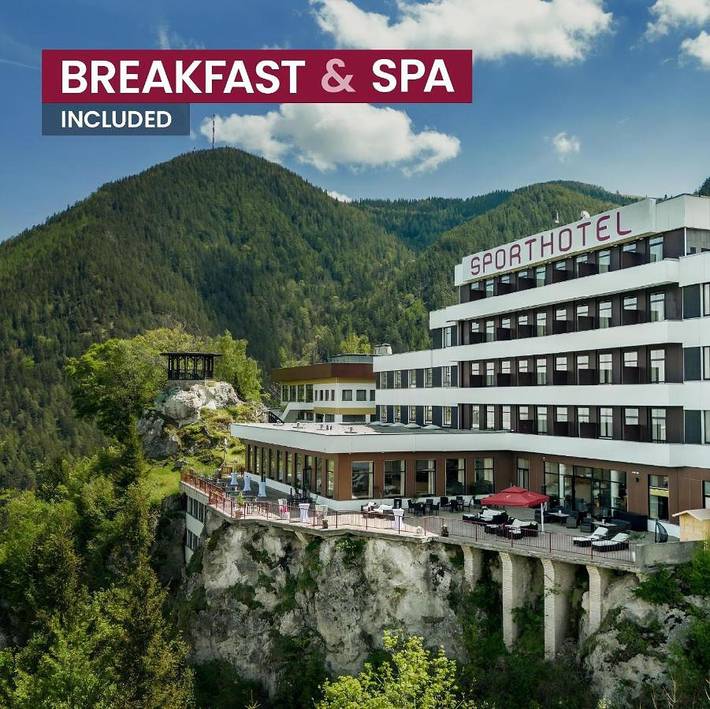 Hotel für 2 Personen, mit Balkon und Terrasse sowie Pool und Sauna