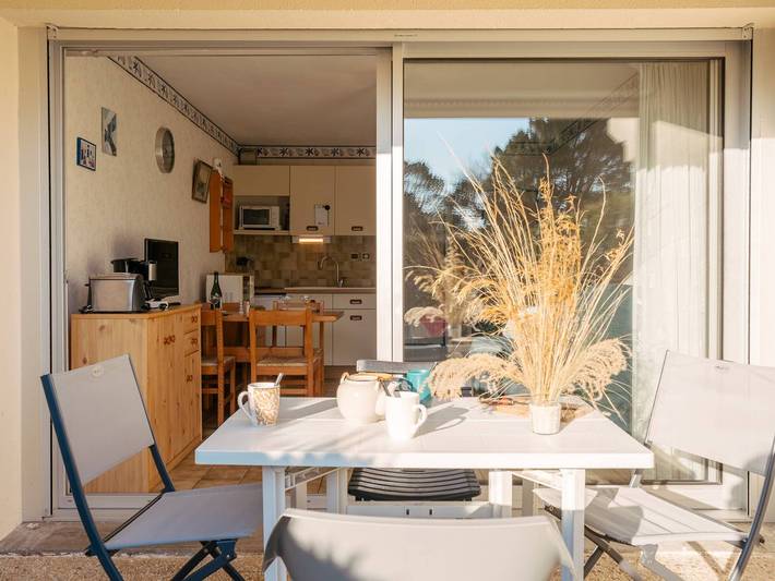 Ganzes Studio, Studio Kabine in Carnac - 50m vom Strand, Terrasse, Parkplatz, Haustier erlaubt in Carnac Plage, Carnac
