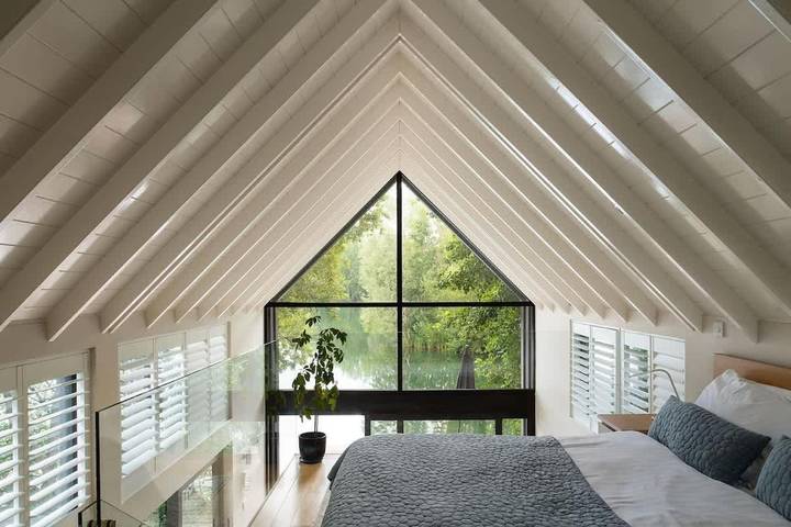 Maison de vacances pour 2 personnes, avec terrasse ainsi que vue sur le lac et jardin dans Cotswolds