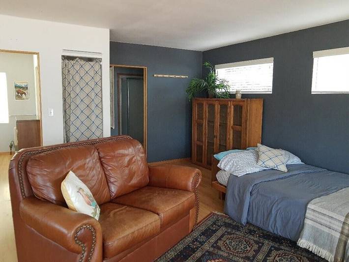 Blockhütte für 4 Personen, mit Garten und Balkon in Alaska