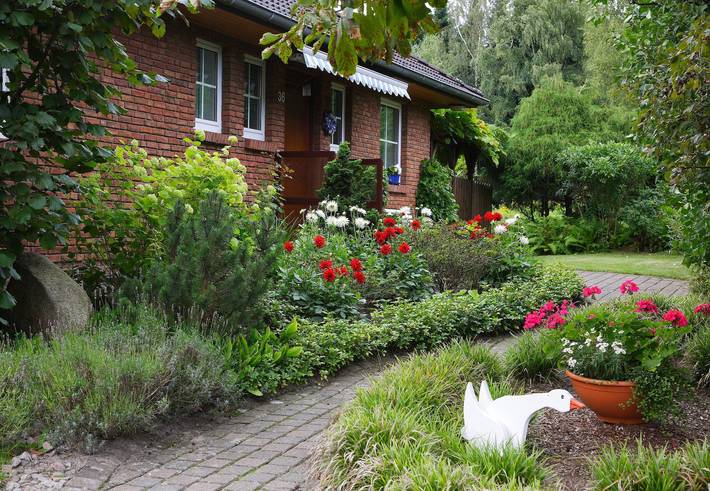 Ferienhaus für 2 Personen, mit Terrasse und Garten