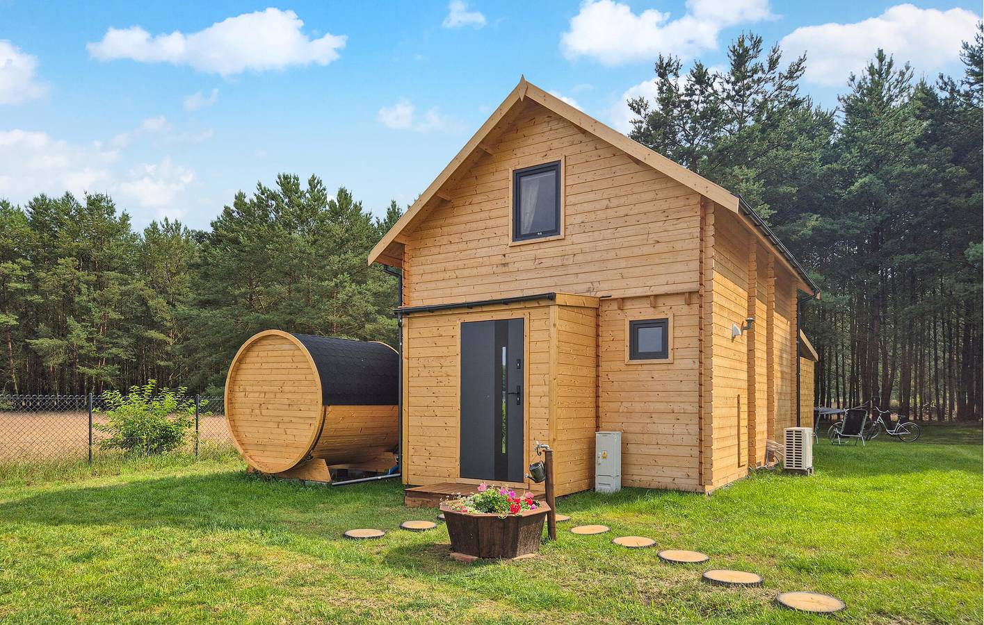 Ferienhaus für 8 Personen mit Terrasse in Nowe Warpno, Stettiner Haff