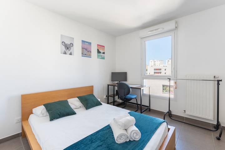 Ferienwohnung für 6 Personen, mit Balkon in Lyon - 4