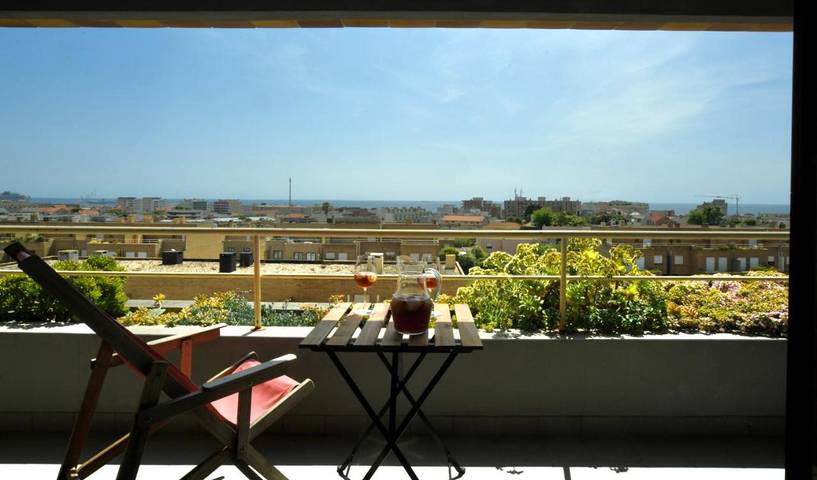 Casa de férias para 6 pessoas, com varanda e vista em Leça da Palmeira